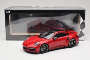 Porsche 911 992 Turbo S Roșu Minichamps 1:18 155069070 Metal - imaginea 6 din 6