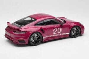 Porsche 911 992 Turbo S cu Sport Design Package Roșu Minichamps 1:18 155069172 Metal - imaginea 2 din 6