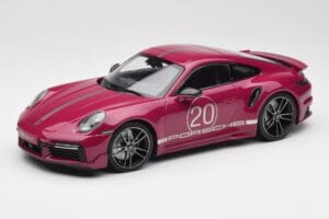 Porsche 911 992 Turbo S cu Sport Design Package Roșu Minichamps 1:18 155069172 Metal