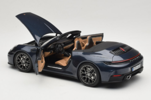 Porsche 911 992.2 Carrera Cabriolet Yachting Blue Norev 1:18 187180 Metal - imaginea 5 din 8