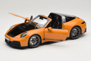 Porsche 911 992.2 Targa 4 GTS Bahama Yellow Norev 1:18 187190 Metal - imaginea 2 din 10