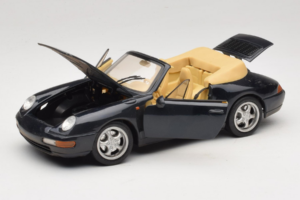 Porsche 911 993 Cabriolet Albastru Închis Tchibo 1:18 46619 Metal - imaginea 2 din 8