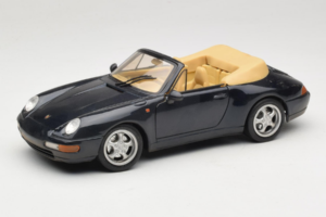 Porsche 911 993 Cabriolet Albastru Închis Tchibo 1:18 46619 Metal