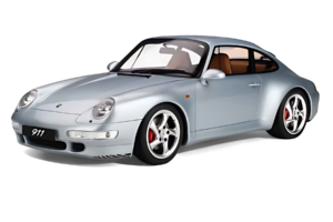 Porsche 911 993 Carrera 4S Argintiu GT Spirit 1:8 GTS801901 Rășină