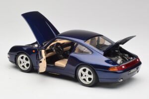 Porsche 911 993 Carrera Cup Albastru Braccio & Gotz 1993 Bburago 1:18 3060-M1 Metal - imaginea 5 din 8