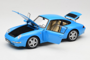 Porsche 911 993 Carrera Blue Metallic AUTOart 1:18 78133 Metal - imaginea 2 din 8