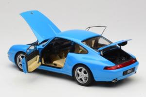 Porsche 911 993 Carrera Blue Metallic AUTOart 1:18 78133 Metal - imaginea 5 din 8