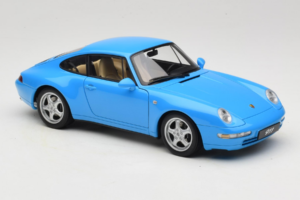 Porsche 911 993 Carrera Blue Metallic AUTOart 1:18 78133 Metal - imaginea 6 din 8
