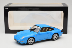 Porsche 911 993 Carrera Blue Metallic AUTOart 1:18 78133 Metal - imaginea 8 din 8