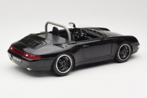 Porsche 911 993 Carrera Cabriolet Negru Bburago 1:18 3090-M1 Metal - imaginea 3 din 8