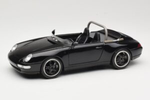 Porsche 911 993 Carrera Cabriolet Negru Bburago 1:18 3090-M1 Metal
