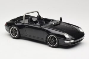Porsche 911 993 Carrera Cabriolet Negru Bburago 1:18 3090-M1 Metal - imaginea 6 din 8