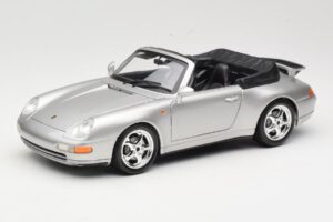 Porsche 911 993 Carrera Cabriolet Argintiu Bburago 1:18 18-12039 Metal