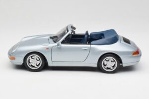 Porsche 911 993 Carrera Cabriolet Argintiu Maisto 1:18 100299-M1 Metal - imaginea 4 din 8