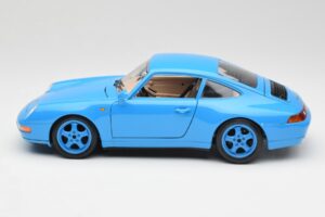 Porsche 911 993 Carrera Albastru Bburago 1:18 3060 Metal - imaginea 4 din 8