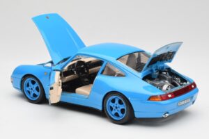 Porsche 911 993 Carrera Albastru Bburago 1:18 3060 Metal - imaginea 5 din 8