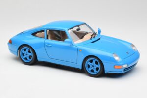 Porsche 911 993 Carrera Albastru Bburago 1:18 3060 Metal - imaginea 6 din 8