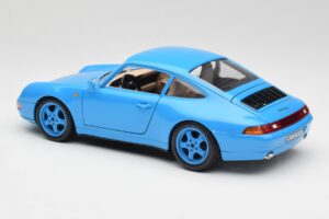 Porsche 911 993 Carrera Albastru Bburago 1:18 3060 Metal - imaginea 7 din 8