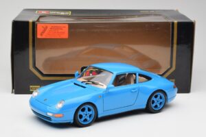 Porsche 911 993 Carrera Albastru Bburago 1:18 3060 Metal - imaginea 8 din 8