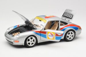 Porsche 911 993 Carrera Cup #1 1993 Bburago 1:18 3050-M2 Metal - imaginea 2 din 8