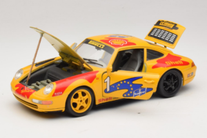 Porsche 911 993 Carrera Cup #1 1993 Bburago 1:18 3050-P1 Metal - imaginea 2 din 8