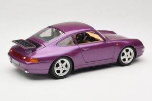 Porsche 911 993 Carrera Violet Bburago 1:18 3060-M2 Metal - imaginea 3 din 8