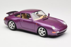 Porsche 911 993 Carrera Violet Bburago 1:18 3060-M2 Metal - imaginea 6 din 8