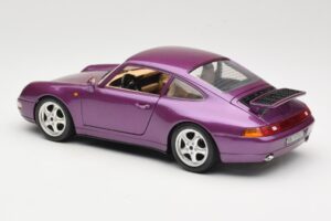 Porsche 911 993 Carrera Violet Bburago 1:18 3060-M2 Metal - imaginea 7 din 8
