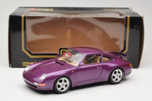 Porsche 911 993 Carrera Violet Bburago 1:18 3060-M2 Metal - imaginea 8 din 8
