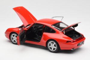 Porsche 911 993 Carrera Roșu AUTOart 1:18 78132 Metal - imaginea 5 din 8
