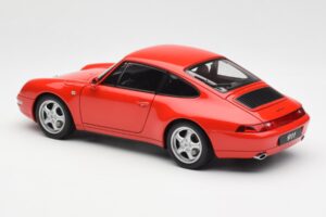 Porsche 911 993 Carrera Roșu AUTOart 1:18 78132 Metal - imaginea 7 din 8