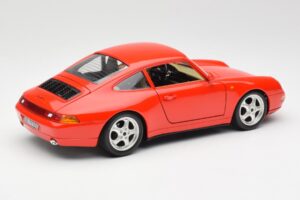 Porsche 911 993 Carrera Roșu Bburago 1:18 3050 Metal - imaginea 3 din 8