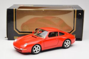 Porsche 911 993 Carrera Roșu Bburago 1:18 3050 Metal - imaginea 8 din 8