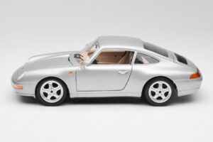 Porsche 911 993 Carrera Argintiu Bburago 1:18 3050-M1 Metal - imaginea 3 din 8