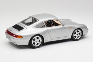 Porsche 911 993 Carrera Argintiu Bburago 1:18 3050-M1 Metal - imaginea 5 din 8