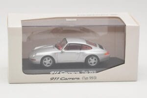 Porsche 911 993 Carrera Argintiu Minichamps 1:43 WAP02003597 Metal - imaginea 4 din 4