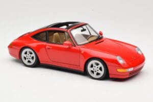 Porsche 911 993 Carrera Targa Roșu UT Models 1:18 27821 Metal - imaginea 6 din 8