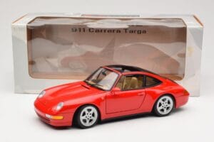 Porsche 911 993 Carrera Targa Roșu UT Models 1:18 27821 Metal - imaginea 8 din 8