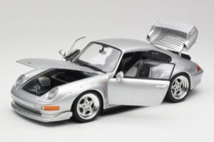 Porsche 911 993 GT2 Arctic Argintiu Metalic UT Models 1:18 27831 Metal - imaginea 2 din 8