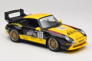 Porsche 911 993 GT2 #55 Negru & Galben Anson 1:18 30325-W Metal - imaginea 4 din 6