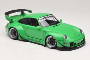 Porsche 911 993 RWB Verde Gun Grey Wheels AUTOart 1:18 78151 Compozit - imaginea 6 din 8