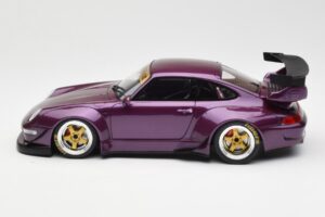 Porsche 911 993 RWB Violet GT Spirit 1:18 GT727 Rășină - imaginea 3 din 6