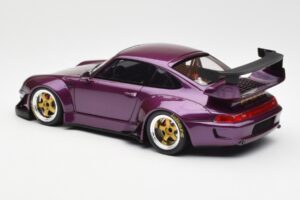 Porsche 911 993 RWB Violet GT Spirit 1:18 GT727 Rășină - imaginea 5 din 6