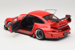 Porsche 911 993 RWB Roșu Gun Grey Wheels AUTOart 1:18 78153 Compozit - imaginea 5 din 8