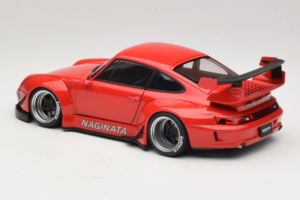 Porsche 911 993 RWB Roșu Gun Grey Wheels AUTOart 1:18 78153 Compozit - imaginea 7 din 8