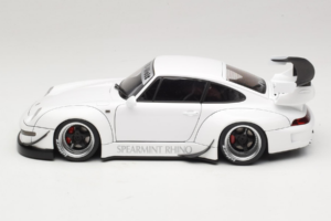 Porsche 911 993 RWB Alb Gun Grey Wheels AUTOart 1:18 78150 Compozit - imaginea 4 din 8