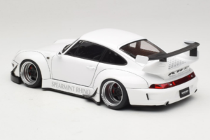 Porsche 911 993 RWB Alb Gun Grey Wheels AUTOart 1:18 78150 Compozit - imaginea 7 din 8