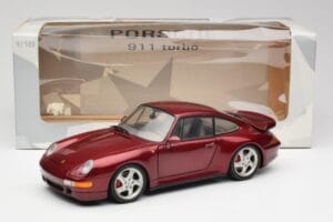 Porsche 911 993 Turbo Arena Roșu Metalic UT Models 1:18 27811 Metal - imaginea 8 din 8
