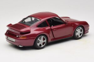 Porsche 911 993 Turbo Roșu Anson 1:18 30320-W Metal - imaginea 3 din 8