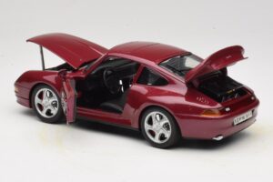 Porsche 911 993 Turbo Roșu Anson 1:18 30320-W Metal - imaginea 5 din 8
